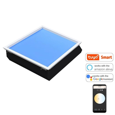 खरीदें अवकाशित 60x60 सेमी एलईडी रोशनदान पैनल 100W 110VAC 7800K Dimmable ऑनलाइन निर्माण