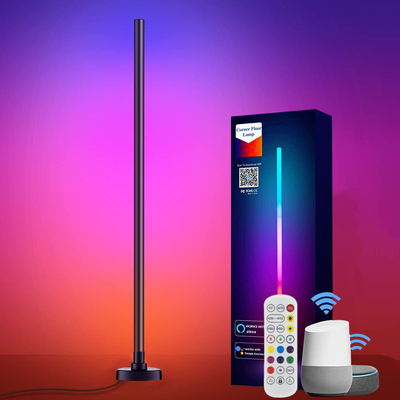 खरीदें CCT 2500K-6500K RGB कॉर्नर लैंप, Dimmable कलर चेंजिंग LED कॉर्नर फ्लोर लैंप ऑनलाइन निर्माण