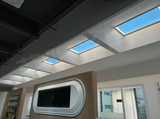 खरीदें सर्कैडियन रिदम लाइटिंग फेक विंडो पैनल जो 2100-7500K का प्रकाश रंग प्रदान करता है, दृश्य आराम और इनडोर माहौल को बढ़ाने के लिए बिल्कुल सही है ऑनलाइन निर्माण