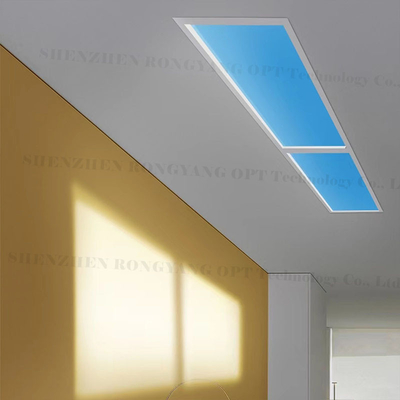 सीसीटी Dimmable नकली एलईडी रोशनदान टिकाऊ 2500K-6500K मल्टी फंक्शन