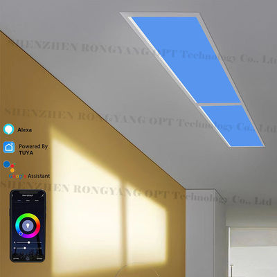 व्यापक कवरेज एल्यूमीनियम मिश्र धातु एलईडी स्काईलाइट के साथ 50 000 घंटे एलईडी जीवन तीव्रता सफेद प्रकाश