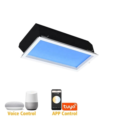 110V 220V 30x60cm स्काई लाइट पैनल, 50W 7800K स्काईलाइट्स रूम एलईडी के लिए: