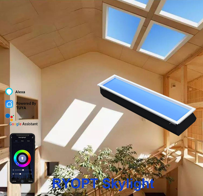 इंडोर 110V 220V LED सीलिंग पैनल लाइट 120X30 Tuya Alexa Control