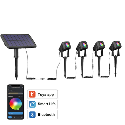 85RA RGB रंगीन आउटडोर स्पॉटलाइट्स मल्टीसीन रिमोट कंट्रोल