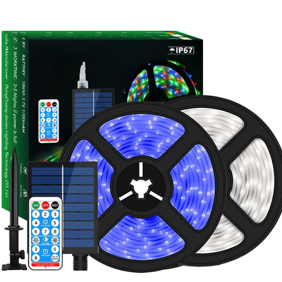 ब्लू Dimmable सौर एलईडी पट्टी रोशनी आउटडोर स्थिर 2835 SMD