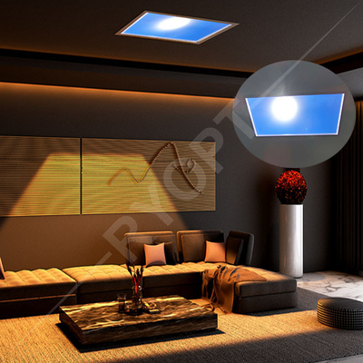 आर्टिफिशियल स्काईलाइट LED स्काई सीलिंग लाइट्स 500W एडजस्टेबल Tuya Alexa कंट्रोल सिस्टम