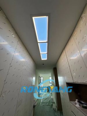 यथार्थवादी विंडो फ्रेम नकली खिड़की की रोशनी, 100-240V UKCA इनडोर सजावटी प्रकाश