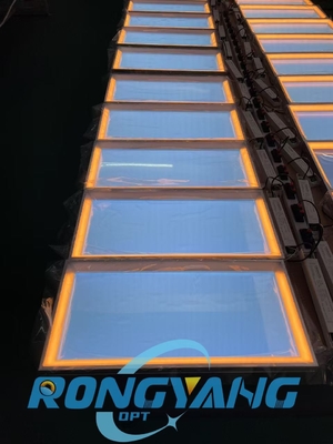 प्रतीक्षा कक्षों और क्षेत्रों में दीवार पर लगाने के लिए 100W बिजली खपत वाला नकली विंडो पैनल