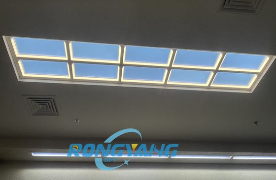 ऑटो कलर चेंज और सर्कैडियन रिदम लाइटिंग के साथ हाई CRI Ra95 फेक विंडो लाइट