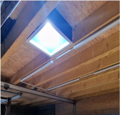 30M प्रोजेक्शन दूरी रिमोट कंट्रोल और -20C- 45C नियंत्रण द्वारा नियंत्रित कृत्रिम धूप पैनल